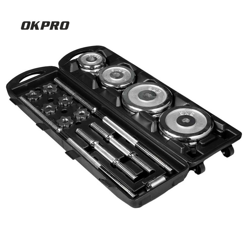 Регулируемый набор гантелей/штанги OK1035F