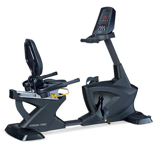 Горизонтальный велотренажер с генератором BRONZE GYM R1100M PRO