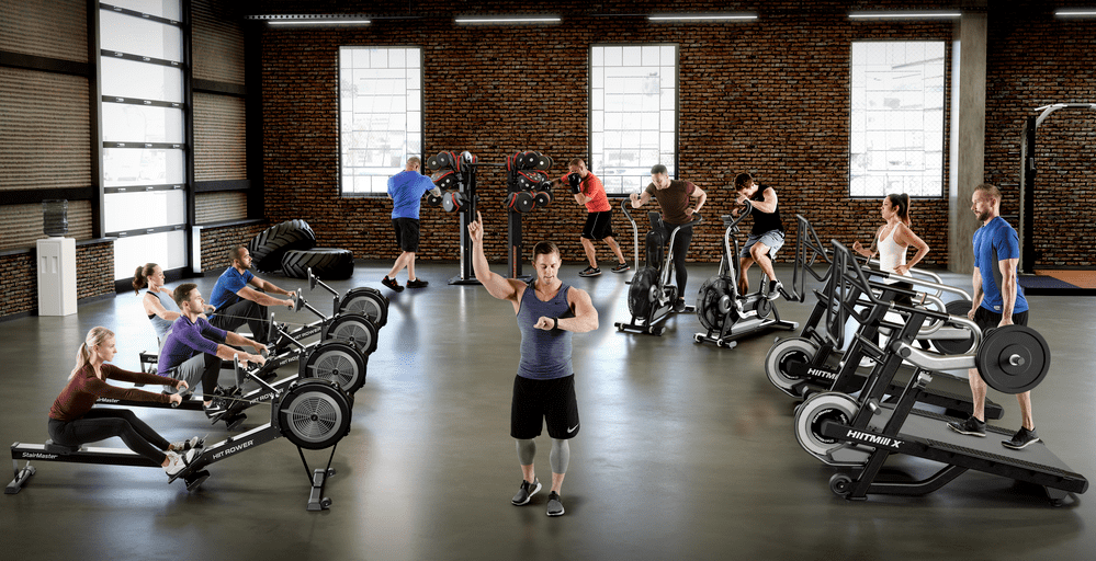 HIIT тренировка в фитнес-студии