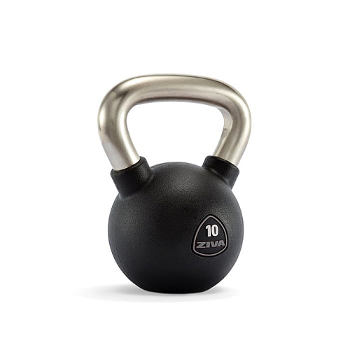 Гири ZIVA 4-40 кг, резиновое покрытие