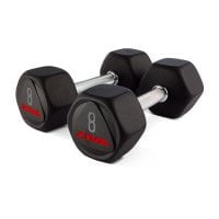 Гантели гексагональные Ziva 1-50 кг серии SL, резиновое покрытие