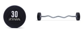 Уретановая EZ штанга ZIVA ZVO-BCPU-1604-GY 15 кг