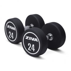 Гантели уретановые ZIVA ZXP-DBPU-8635 12 кг (пара)