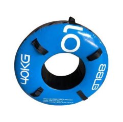 Шина для многофункционального тренинга, 40 кг, синяя OKPRO
