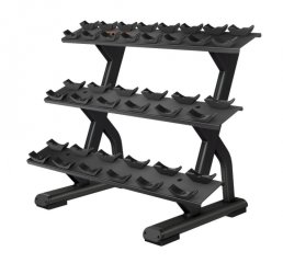 Подставка под хромированные гантели PRECOR Discovery DBR813 на 10 пар