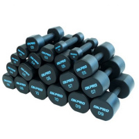 Гантели серии OKPRO, уретановое покрытие, комплект 1-10кг. (10 пар, шаг 1кг.) OK1025C