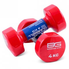 Гантели для аэробики виниловые BRONZE GYM FA-VD4 4 кг (пара)