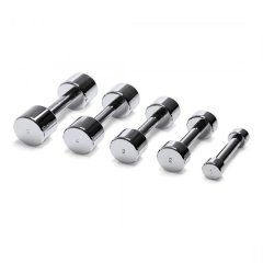 Набор хромированных гантелей TECHNOGYM Chrome Dumbbell 6 кг