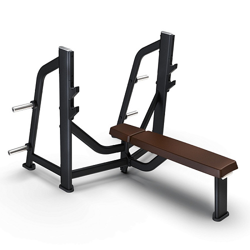 Олимпийская горизонтальная скамья INTENZA SBR-02 сочетает в себе элегантный дизайн, надежность и функциональность, создавая идеальное окружение для эффективной тренировки верхней части тела и достижения своих фитнес-целей.