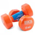 Гантели для аэробики виниловые BRONZE GYM FA-VD6 6 кг (пара)