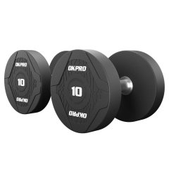 Резиновые круглые гантели OK1012A