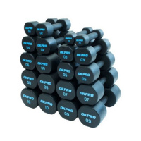 Гантели серии OKPRO, уретановое покрытие, комплект 1-10кг. (10 пар, шаг 1кг.) OK1025C