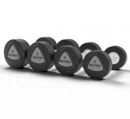 Набор полиуретановых гантелей от 12 до 30 кг (шаг 2 кг) OKPRO