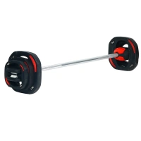 Штанга для пампа OK3010G комплект 20 кг, уретановое покрытие Okpro