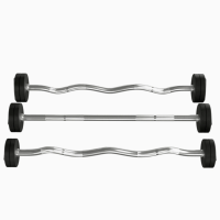 Штанга фиксированная Okpro комплект 10-50 кг серии ZVO, уретановое покрытие OK3007