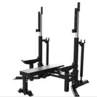 Скамья-стойка домкратная для жима лежа со страховочными упорами