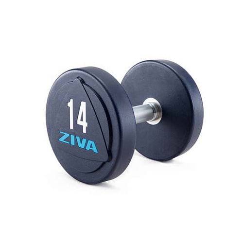 Гантели Ziva 2-60 кг, серии ZVO, уретановое покрытие