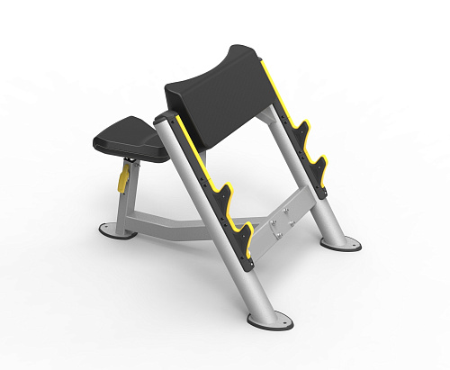 Парта для бицепса руки, сидя скамья скотта Multipower PTT0206F