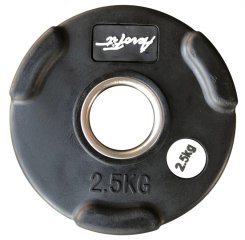 Олимпийский обрезиненный диск AEROFIT AFPLB 2,5 кг