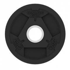 Диск олимпийский обрезиненный BRONZE GYM BGPLR025 2,5 кг