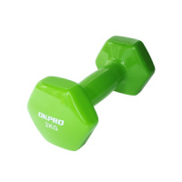 Гантель виниловая Okpro 2 кг серии SL, винил покрытие OK1001A