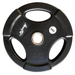 Олимпийский обрезиненный диск AEROFIT AFPLB 15 кг