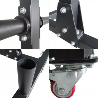 Стойка для дисков и грифов мобильная Okpro OK0036C