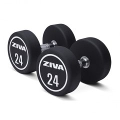 Гантели уретановые ZIVA ZXP-DBPU-8636 14 кг (пара)