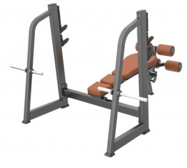 DHZ E1041B олимпийская скамья для армейского жима под углом вниз