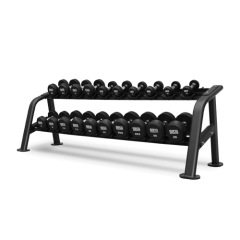 Набор обрезиненных гантелей BRONZE GYM BGDBR025-250, 2.5-25 кг - 10 пар