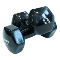 Гантель виниловая Okpro 5 кг серии SL, винил покрытие OK1001A-5
