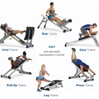 Круговая тренировка в группе от компании фитнес система