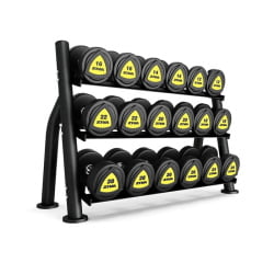 Стойка ZIVA для хранения 9 пар гантелей трехъярусная с ST2