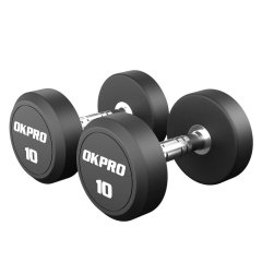 Профессиональная резиновая гантель OK1012