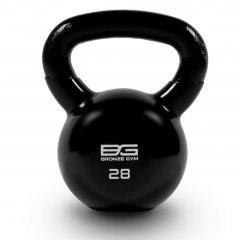 Гиря в виниловой оболочке BRONZE GYM 28 кг