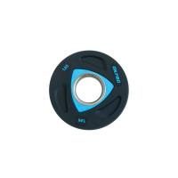 Диск OKPRO серия ZVO 1.25кг с цветной вставкой, уретановое покрытие