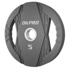 Диск олимпийский обрезиненный 5 кг OKPRO