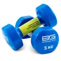 Гантели для аэробики виниловые BRONZE GYM FA-VD5 5 кг (пара)