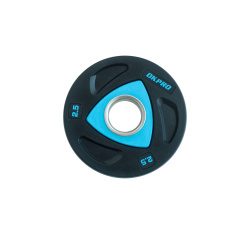 Диск OKPRO серия ZVO 2.5кг с цветной вставкой, уретановое покрытие Диск OKPRO серия ZVO 2.5кг с цветной вставкой, уретановое покрытие
