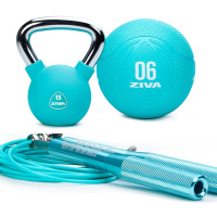 Набор Functional Ziva (медбол, скакалка, гиря) зива шик