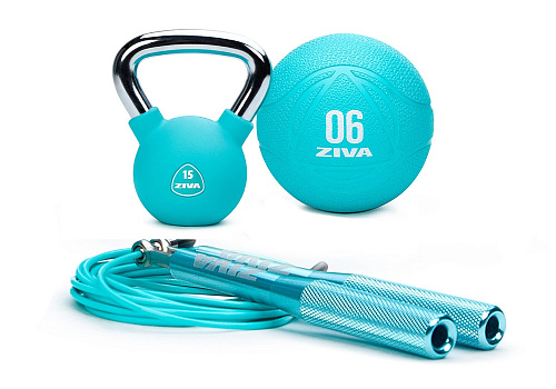Набор Functional Ziva (медбол, скакалка, гиря) зива шик