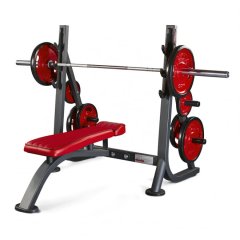 Олимпийская горизонтальная скамья (базовая) PANNATA Freeweight High Performance OLYMPIC Flat Bench Base 1HP203B