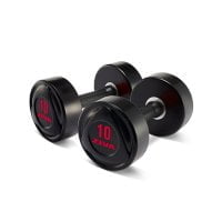 Обрезиненные гантели Ziva серии SL с уретановым хватом (10 пар)