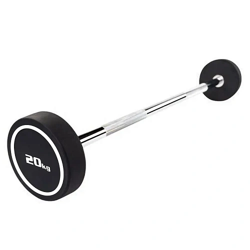 Штанга фиксированная Okpro комплект 10-50 кг серии XP, уретановое покрытие