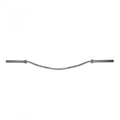 Гриф олимпийский изогнутый с замками BRONZE GYM BGBRB25B