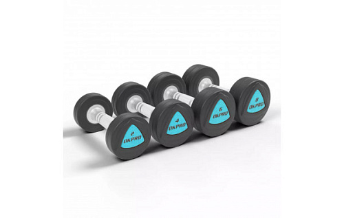 Гантели уретановое покрытие, комплект 32-40кг. (5 пар, шаг 2кг.)