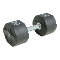 Гантели Okpro серии LMX, уретановое покрытие