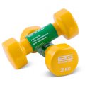 Гантели для аэробики виниловые BRONZE GYM 2 кг (пара)