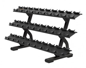 Подставка под гантели PRECOR DBR815 на 15 пар в 3 ряда