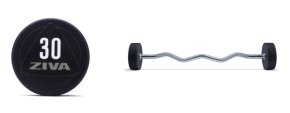 Уретановая EZ штанга ZIVA ZVO-BCPU-1609-GY 35 кг